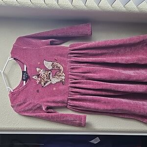 Fox long sleeve dress